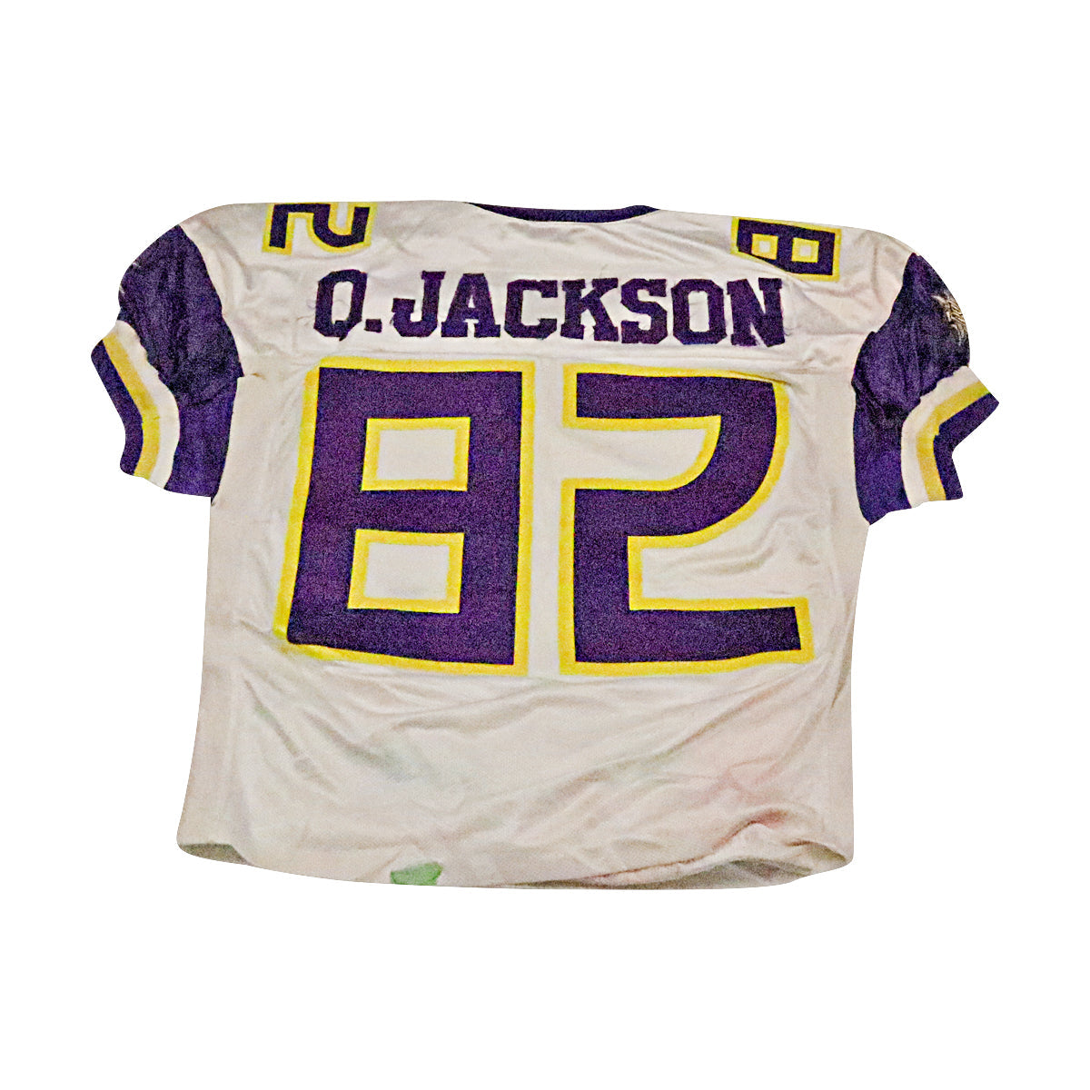 Quincy Jackson Birmingham Thunderbolts 2001 Game Used Away Jersey Size 50 Short product image 2, provided for visual