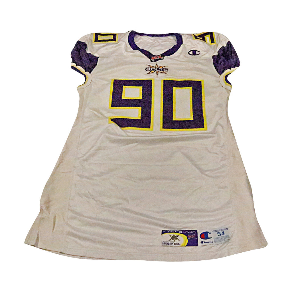 Jarett Loggins Birmingham Thunderbolts 2001 Game Used Away Jersey Size 54 +2 product image 1, provided for visual reference