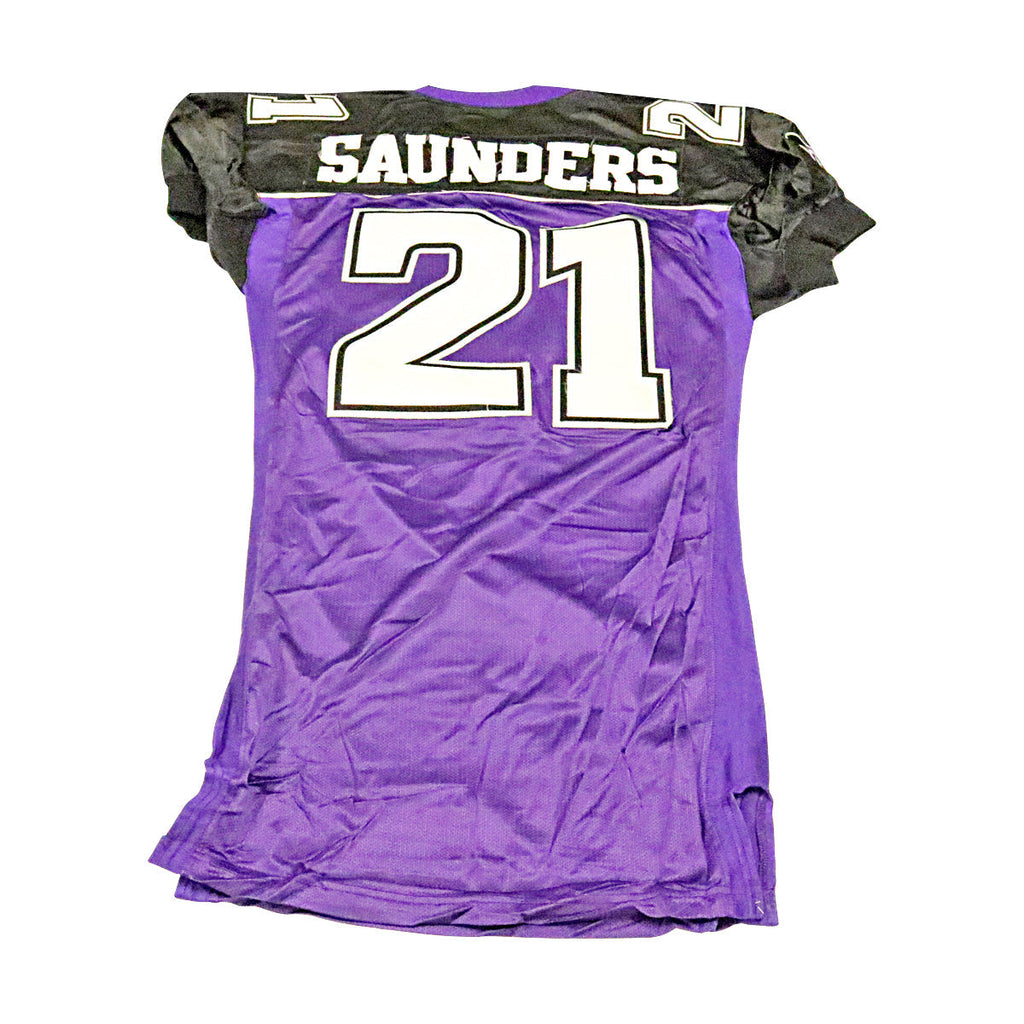 Troy Saunders Chicago Enforcers 2001 Game Used Home Jersey Size 46 +2 product image 2, provided for visual reference and