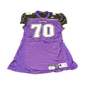 Derrick Turner Chicago Enforcers 2001 Game Used Home Jersey Size 52 +2 Linemen Cut product image 1, provided for visual