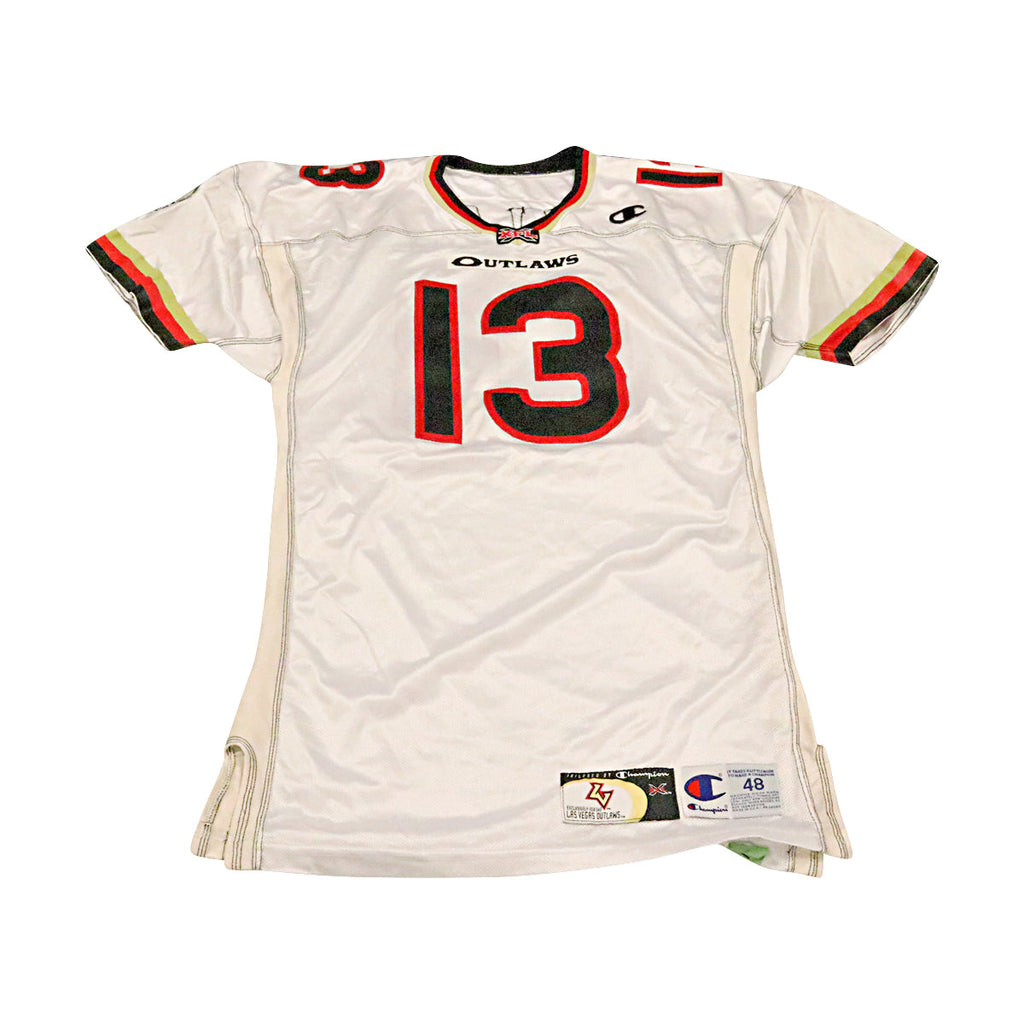 Jim Ballard Las Vegas Outlaws 2001 Game Used Away Jersey Size 48 +2 product image 1, provided for visual reference and
