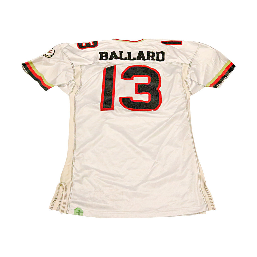 Jim Ballard Las Vegas Outlaws 2001 Game Used Away Jersey Size 48 +2 product image 2, provided for visual reference and