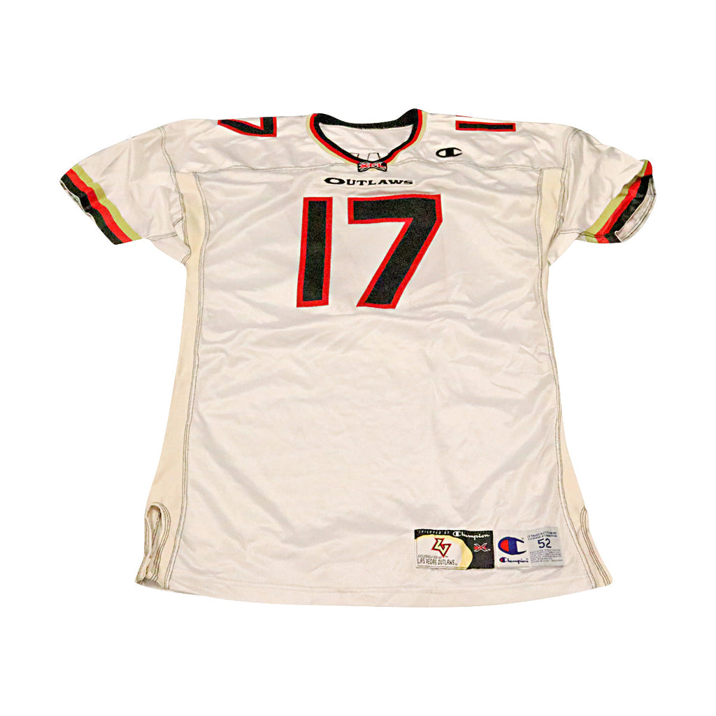 Paul McCallum Las Vegas Outlaws 2001 Game Used Away Jersey Size 52 +2 product image 1, provided for visual reference and