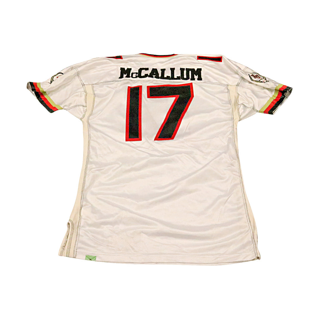 Paul McCallum Las Vegas Outlaws 2001 Game Used Away Jersey Size 52 +2 product image 2, provided for visual reference and