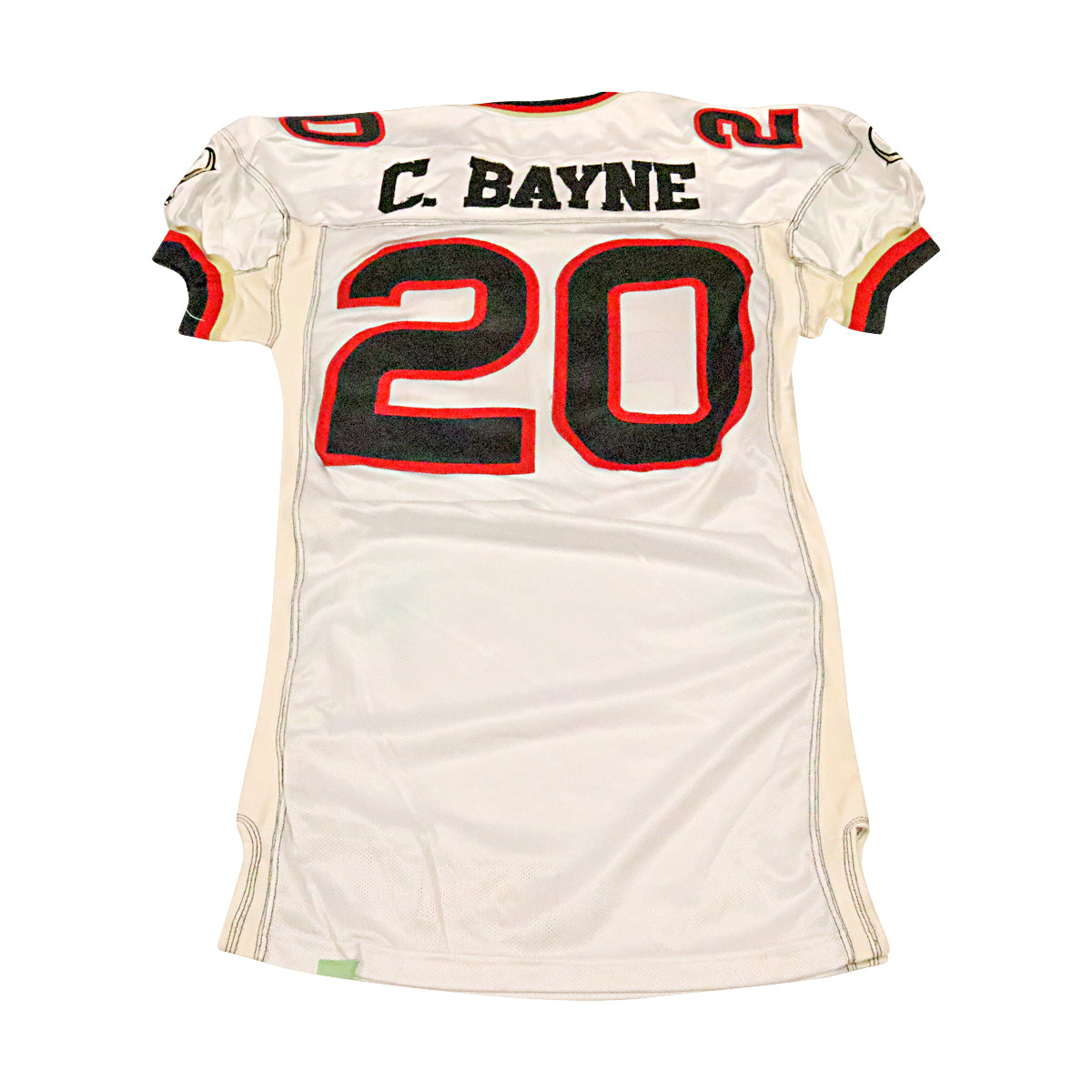 Chris Bayne Las Vegas Outlaws 2001 Game Used Away Jersey Size 46 +2 product image 2, provided for visual reference and