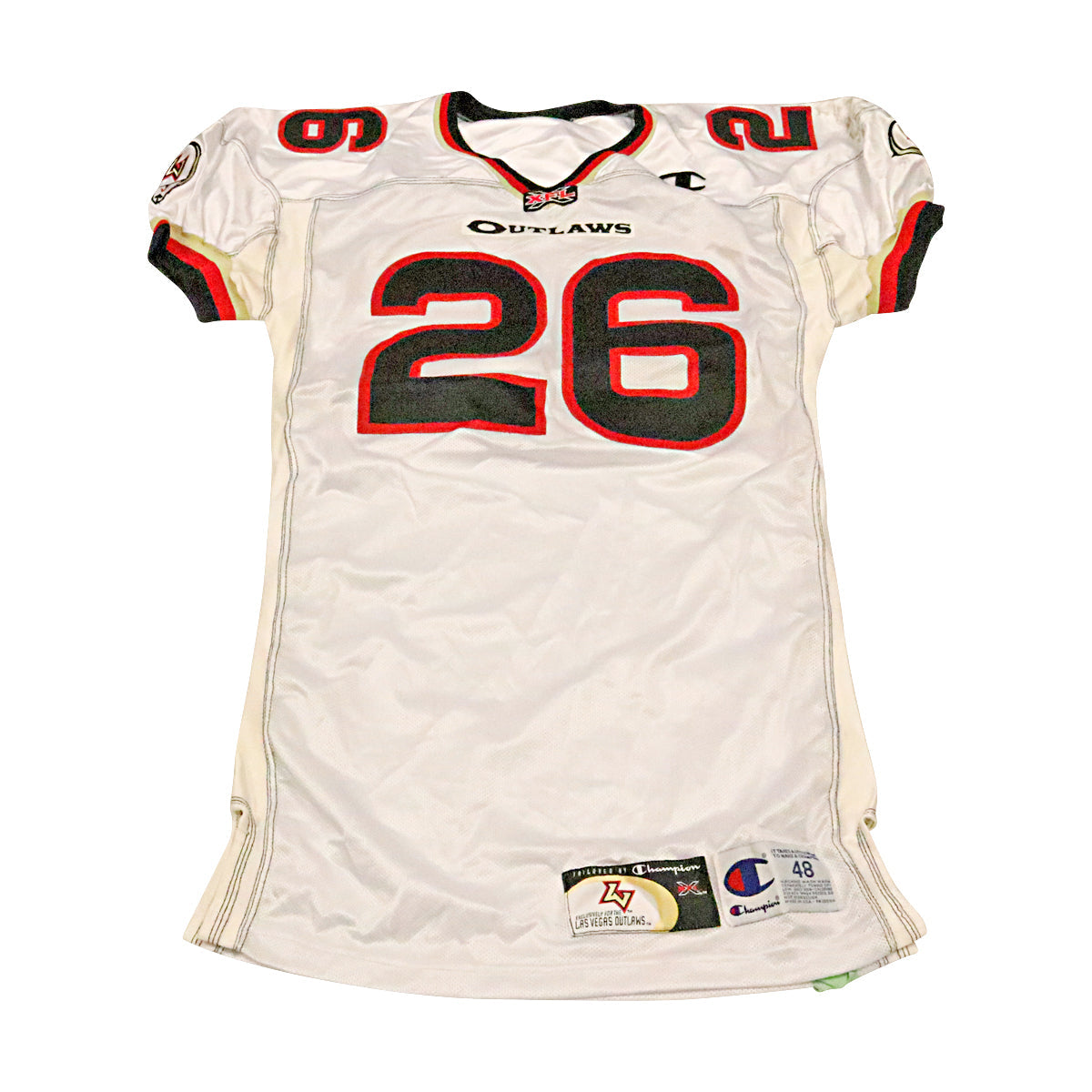 Las Vegas Outlaws 2001 #26 Team Issued Away Jersey #26 Size 48 +2 product image 1, provided for visual reference and product