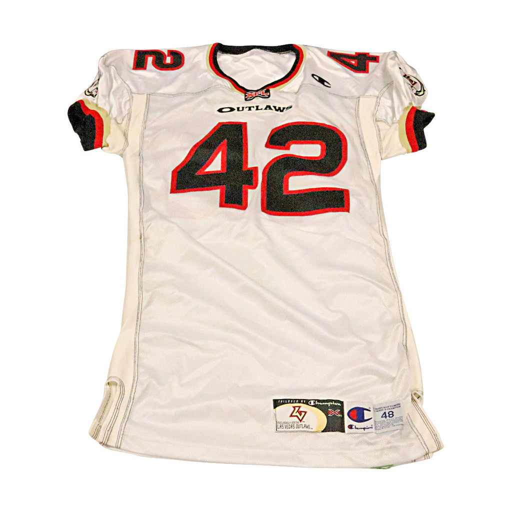 Las Vegas Outlaws 2001 #42 Team Issued Away Jersey Size 48 +2 product image 1, provided for visual reference and product