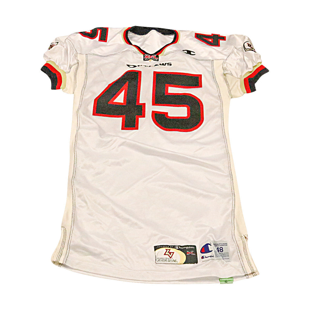 Las Vegas Outlaws 2001 #45 Team Issued Away Jersey Size 48 +2 product image 1, provided for visual reference and product