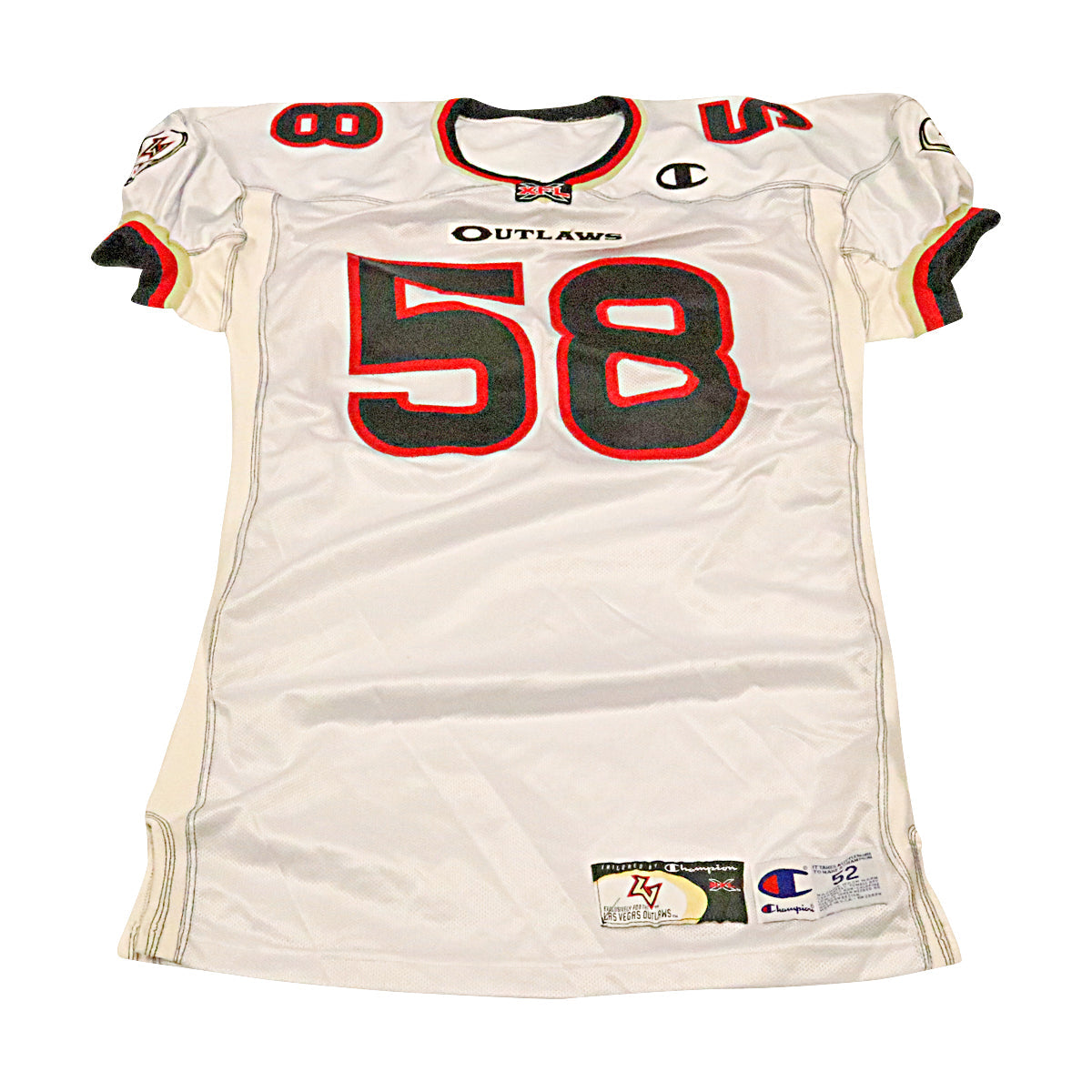 Las Vegas Outlaws 2001 #58 Team Issued Away Jersey Size 52 +2 product image 1, provided for visual reference and product