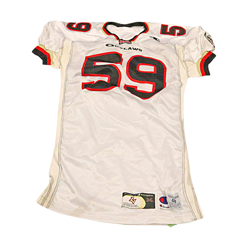 Las Vegas Outlaws 2001 #59 Team Issued Away Jersey Size 48 +2 product image 1, provided for visual reference and product