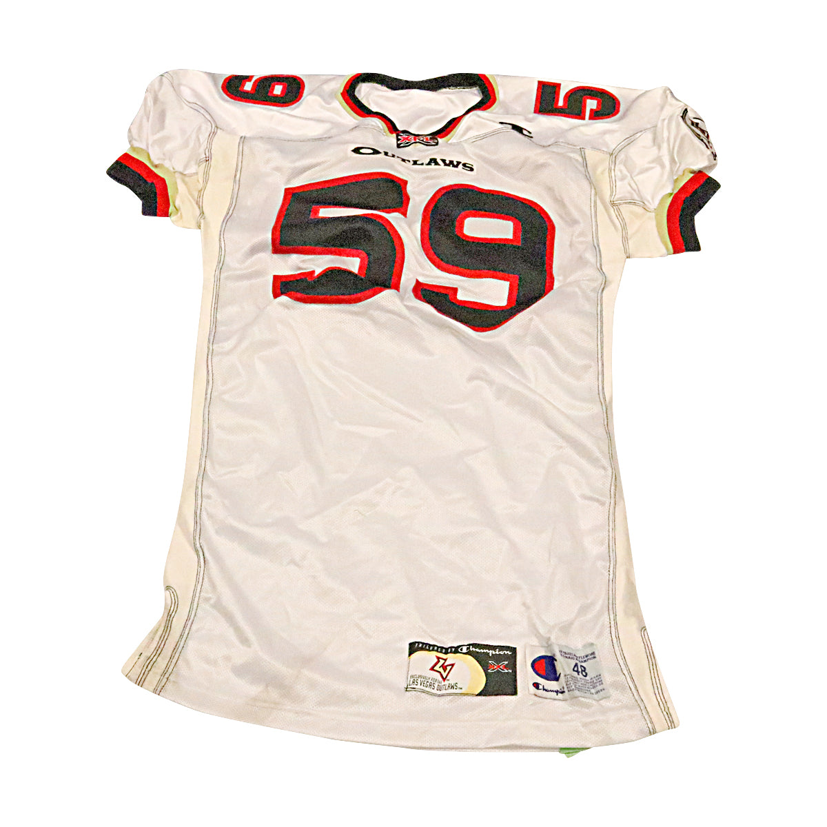 Las Vegas Outlaws 2001 #59 Team Issued Away Jersey Size 48 +2 product image 1, provided for visual reference and product