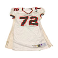 Las Vegas Outlaws 2001 #72 Team Issued Away Jersey Size 54 +2 Linemen Cut product image 1, provided for visual reference and