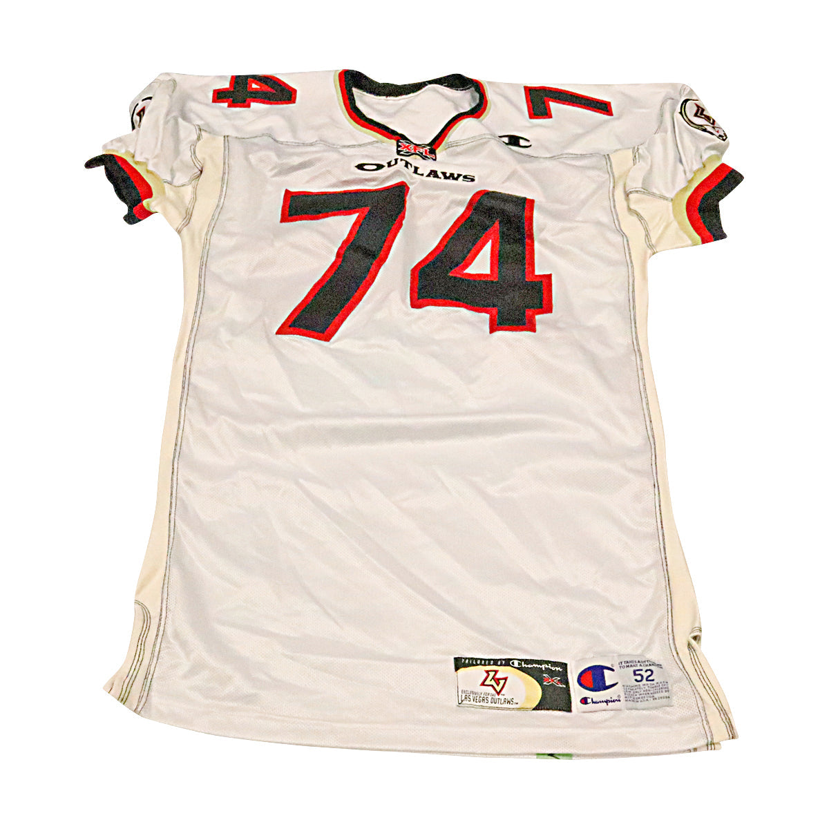 Las Vegas Outlaws 2001 #74 Team Issued Away Jersey Size 52 +2 product image 1, provided for visual reference and product