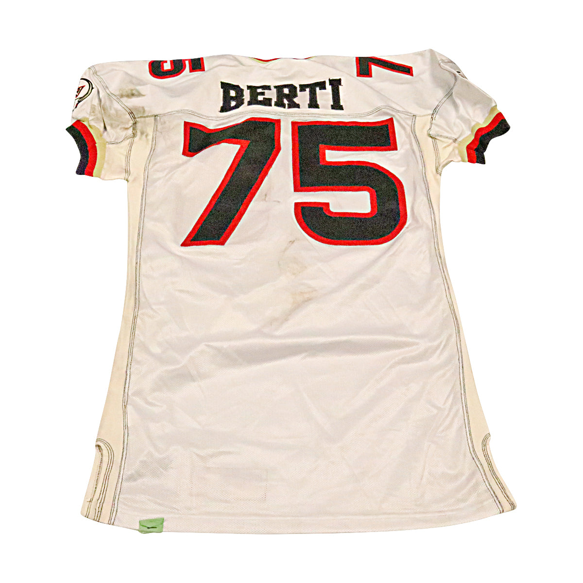 Tony Berti Las Vegas Outlaws 2001 Game Used Away Jersey Size 52 +2 product image 2, provided for visual reference and