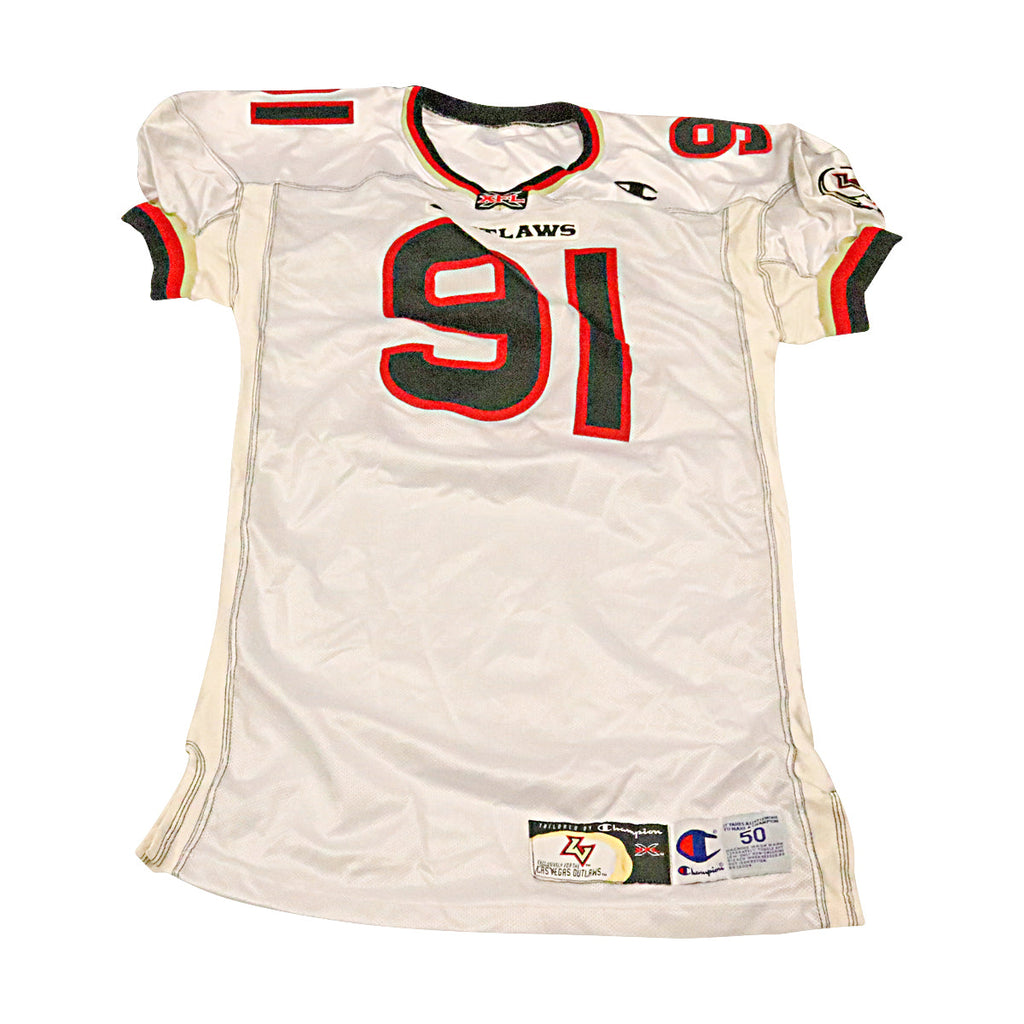 Las Vegas Outlaws 2001 #91 Team Issued Away Jersey Size 50 +2 product image 1, provided for visual reference and product