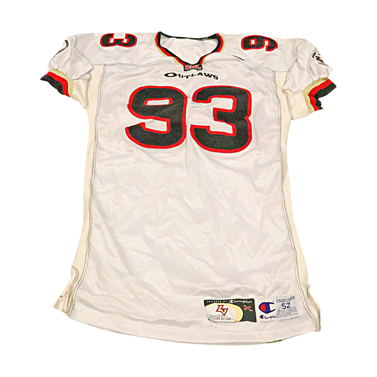 Las Vegas Outlaws 2001 #93 Team Issued Away Jersey Size 52 +2 product image 1, provided for visual reference and product