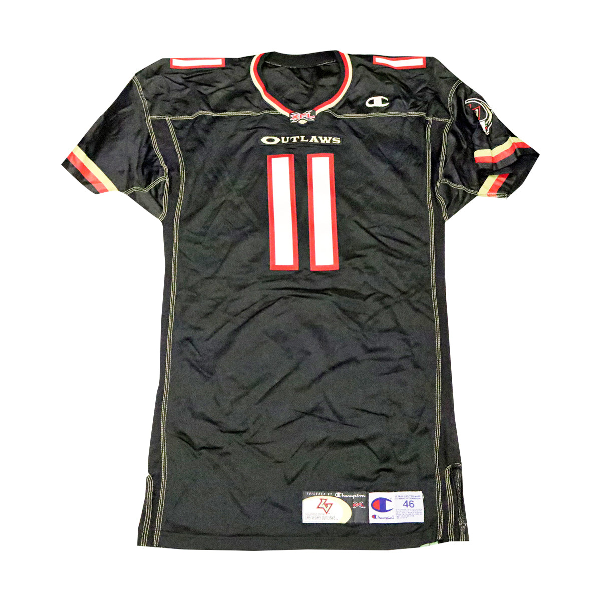 Las Vegas Outlaws 2001 #11 Team Issued Home Jersey Size +2 product image 1, provided for visual reference and product detail