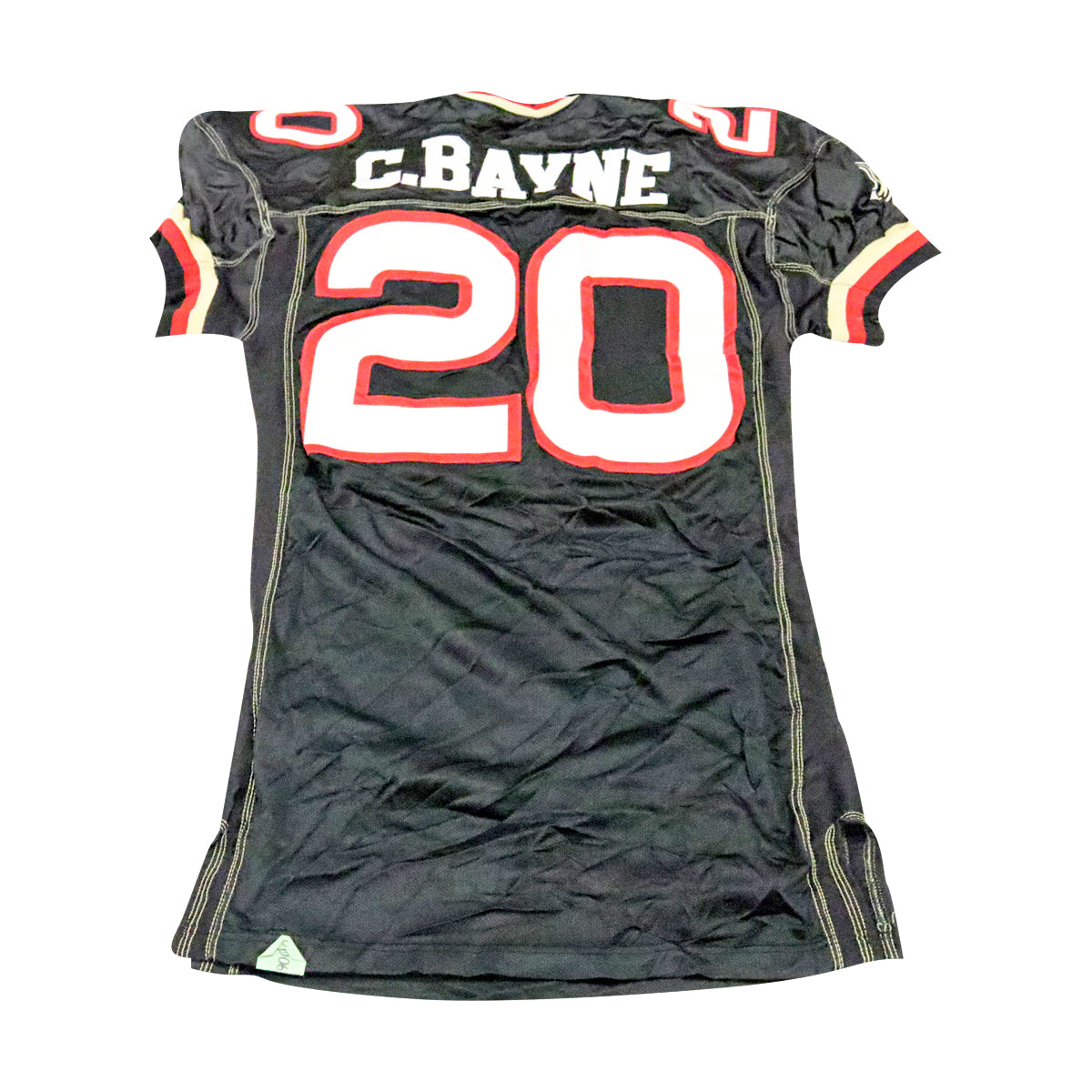 Chris Bayne Las Vegas Outlaws 2001 Game Used Home Jersey Size 46 +2 product image 2, provided for visual reference and