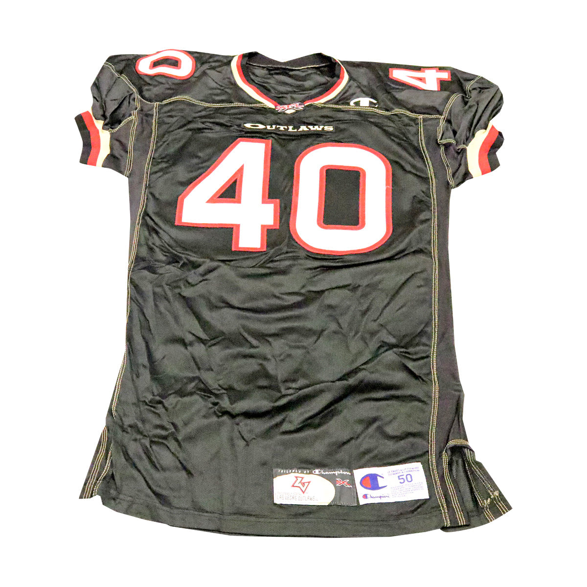 Las Vegas Outlaws 2001 #40 Team Issued Home Jersey Size 50 +2 product image 1, provided for visual reference and product