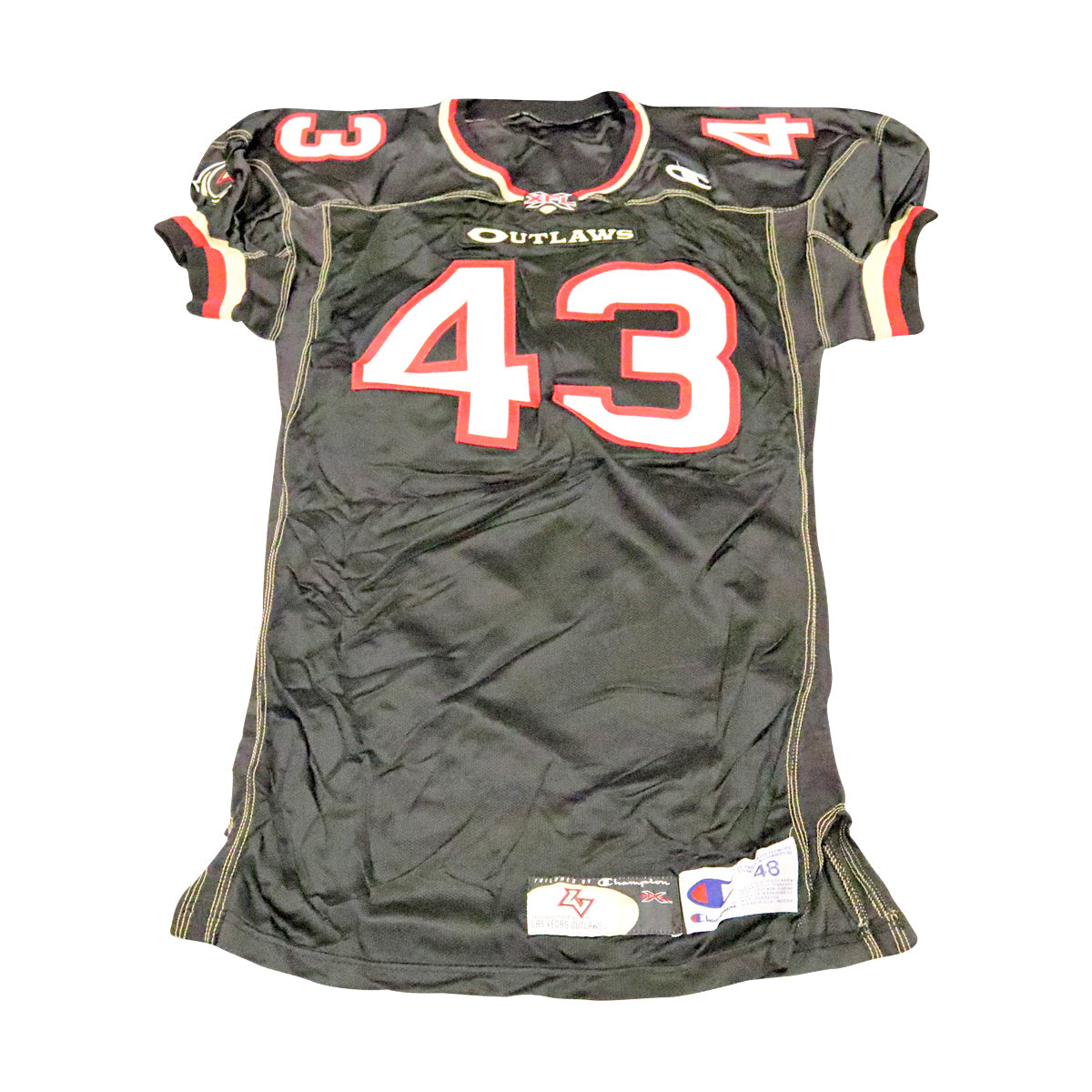 Las Vegas Outlaws 2001 #43 Team Issued Home Jersey Size 48 +2 product image 1, provided for visual reference and product