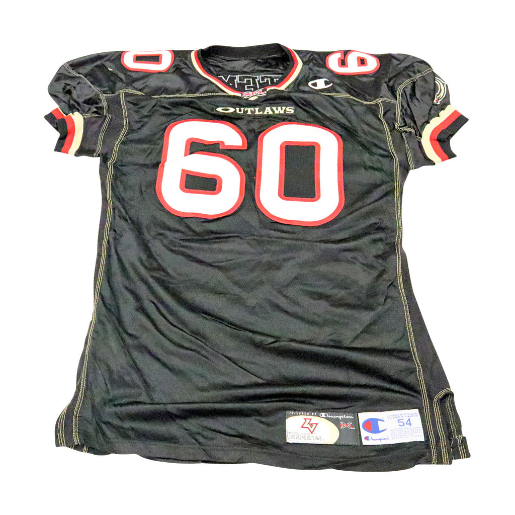 Eric Bateman Las Vegas Outlaws 2001 Game Used Home Jersey Size 54 +2 product image 1, provided for visual reference and