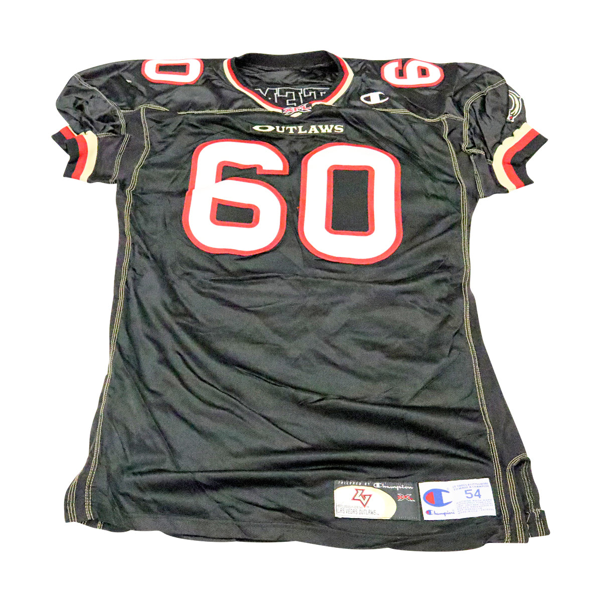 Eric Bateman Las Vegas Outlaws 2001 Game Used Home Jersey Size 54 +2 product image 1, provided for visual reference and