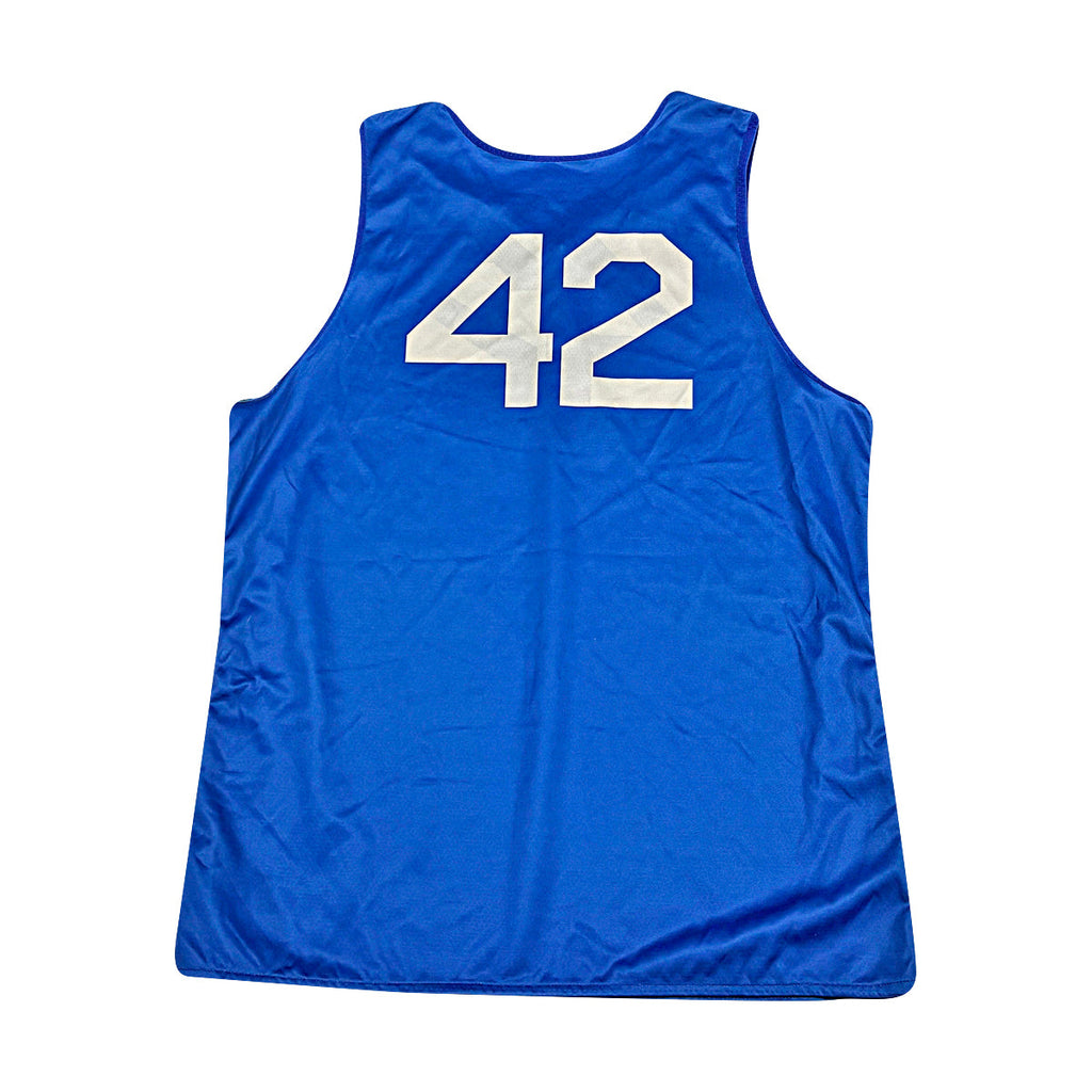 U.S. Air Force Academy 2024 Practice Used Blue/Grey #42 Basketball Jersey Sz L product image 3, provided for visual