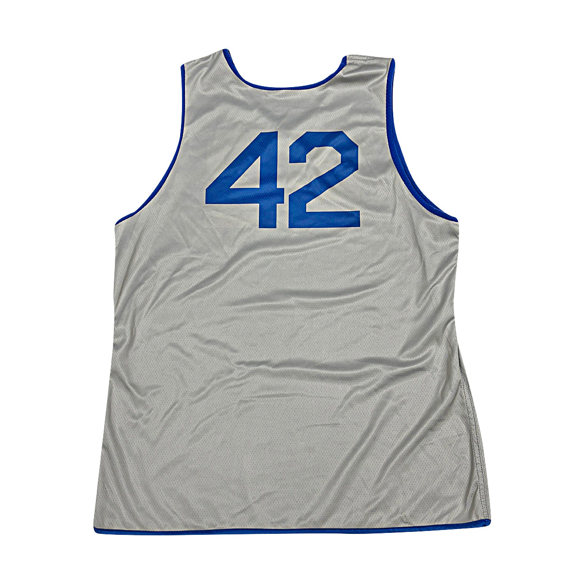 U.S. Air Force Academy 2024 Practice Used Blue/Grey #42 Basketball Jersey Sz L product image 5, provided for visual