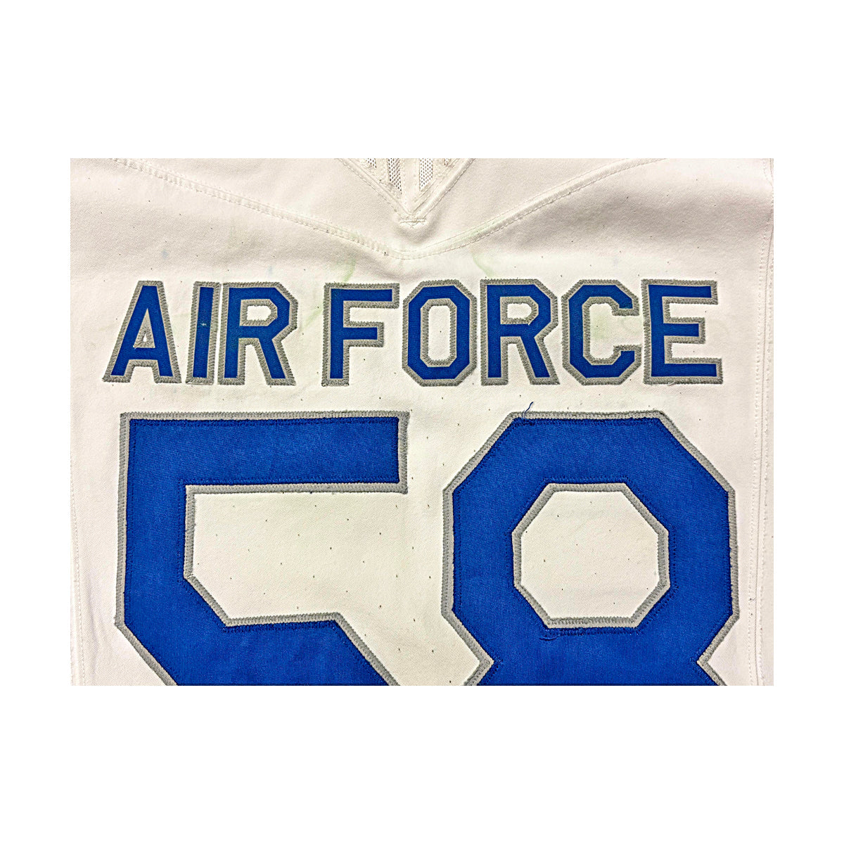 U.S. Air Force Academy Nike White 2023 Game Issued #58 Jersey Sz XXL product image 6, provided for visual reference and