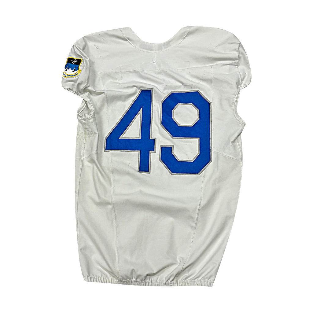 U.S. Air Force Academy Nike White 2023 Game Issued #49 Jersey Sz L product image 2, provided for visual reference and