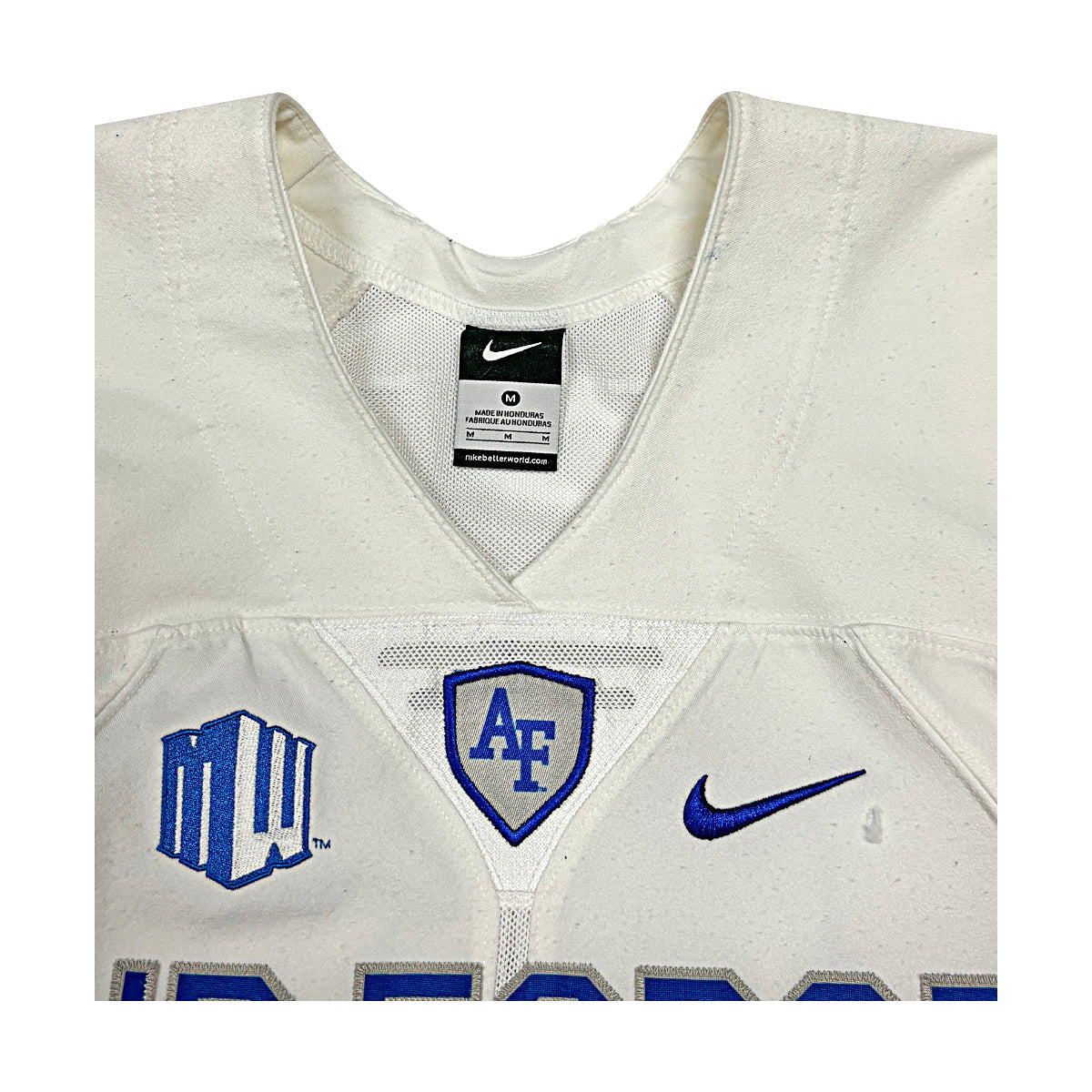 U.S. Air Force Academy Nike White 2023 Game Issued #6 Jersey Sz M product image 3, provided for visual reference and product
