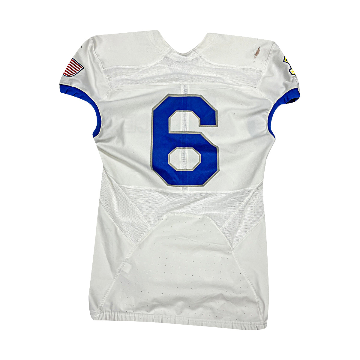 U.S. Air Force Academy Nike White 2023 Game Issued #6 Jersey Sz M product image 2, provided for visual reference and product