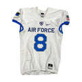 U.S. Air Force Academy Nike White 2023 Game Issued #8 Jersey Sz L product image 1, provided for visual reference and product