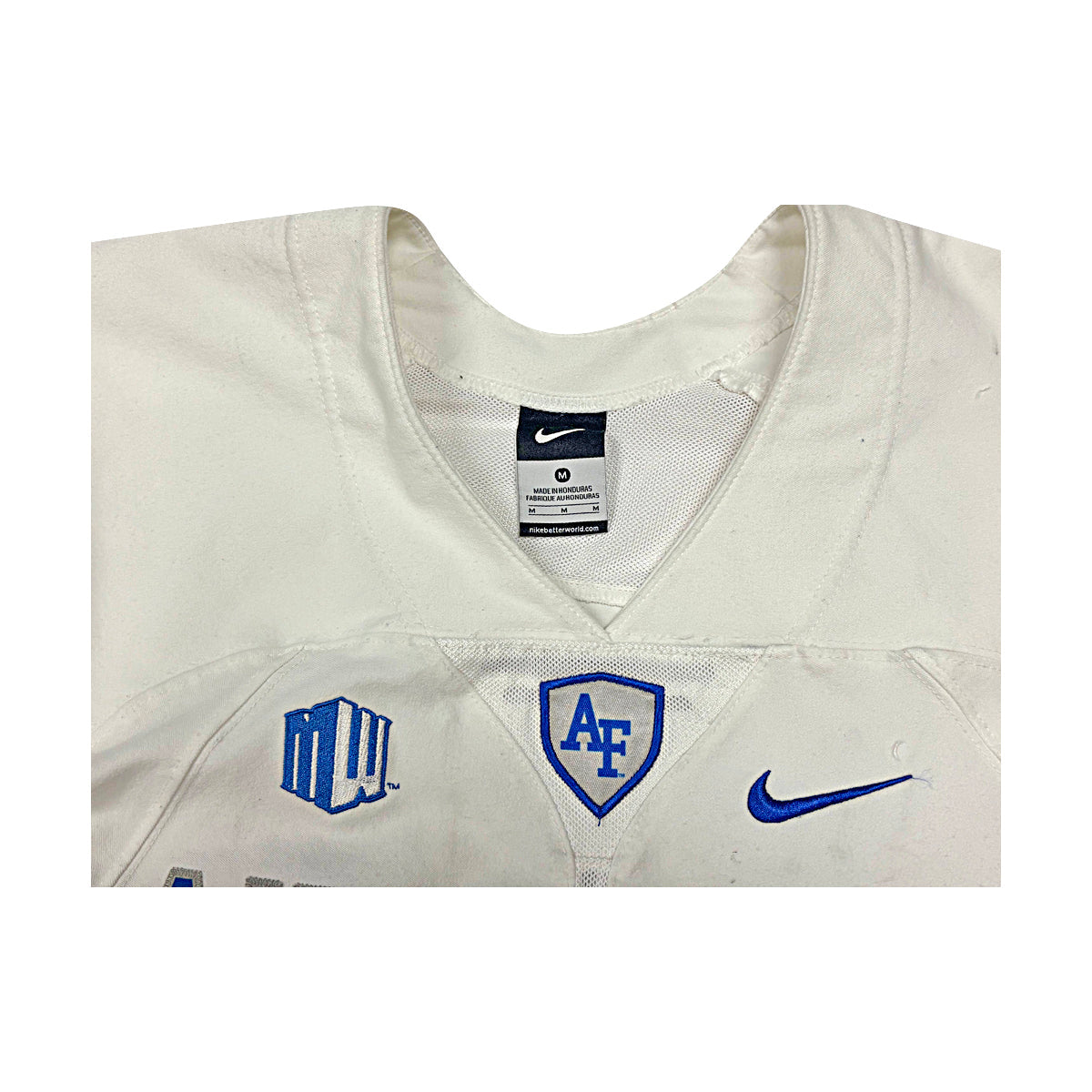 U.S. Air Force Academy Nike White 2023 Game Issued #2 Jersey Sz M product image 3, provided for visual reference and product