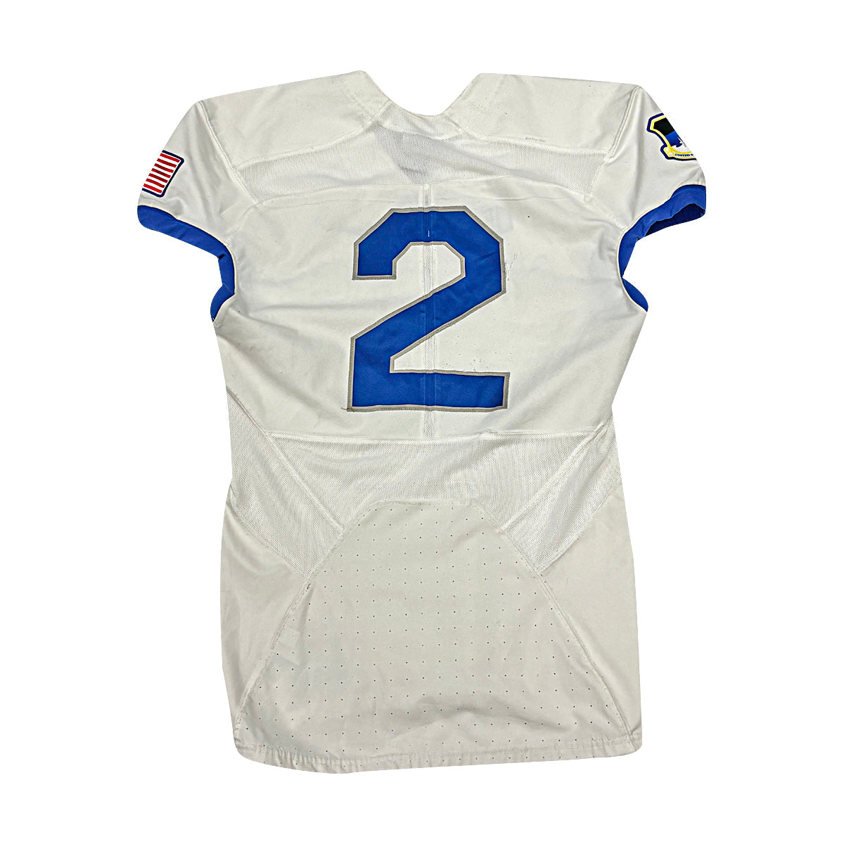 U.S. Air Force Academy Nike White 2023 Game Issued #2 Jersey Sz M product image 2, provided for visual reference and product