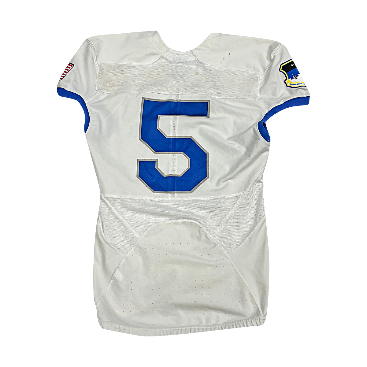 U.S. Air Force Academy Nike White 2023 Game Issued #5 Jersey Sz M product image 2, provided for visual reference and product