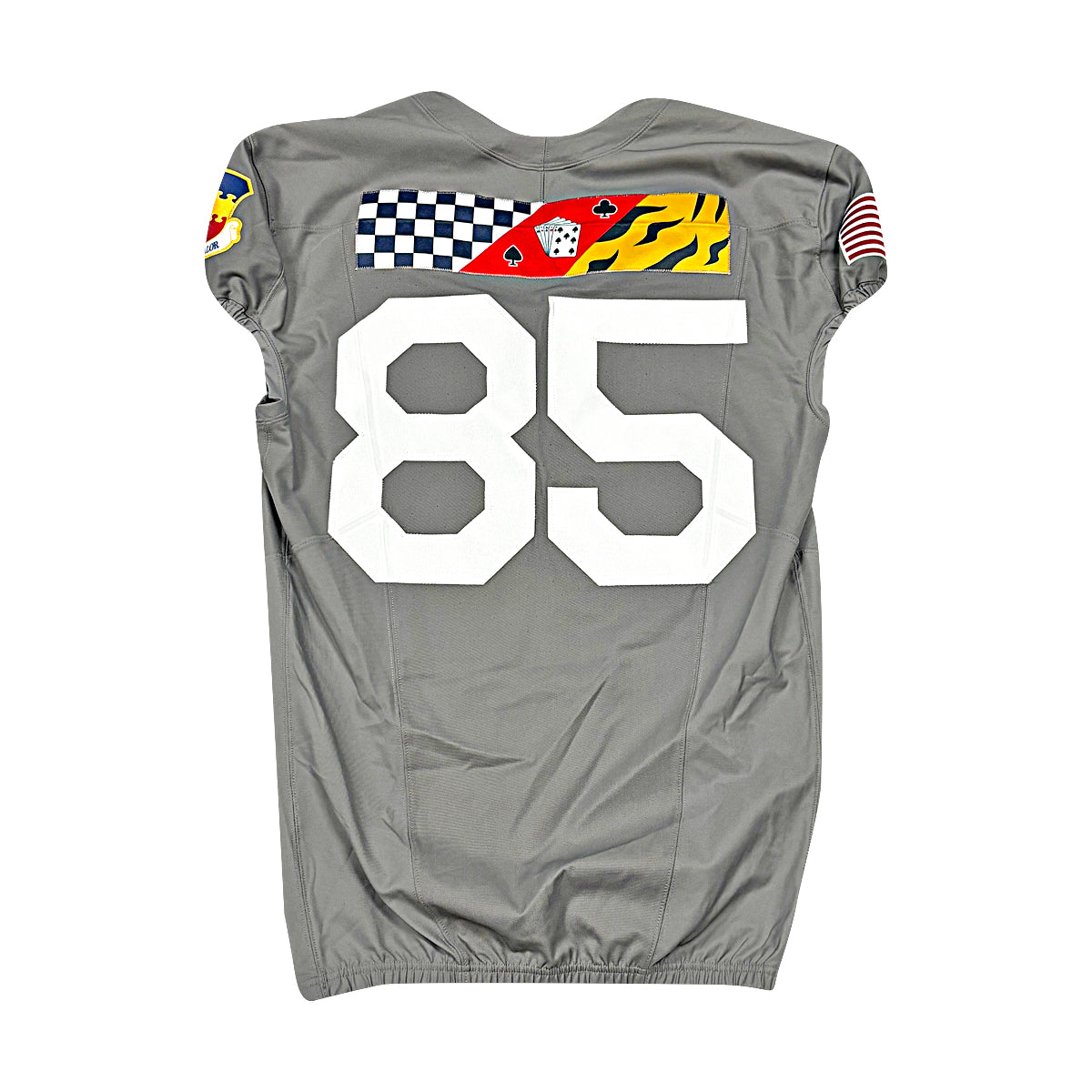 U.S. Air Force Academy 2025 Game Used Nike #85 F-16 Jersey Sz L product image 2, provided for visual reference and product