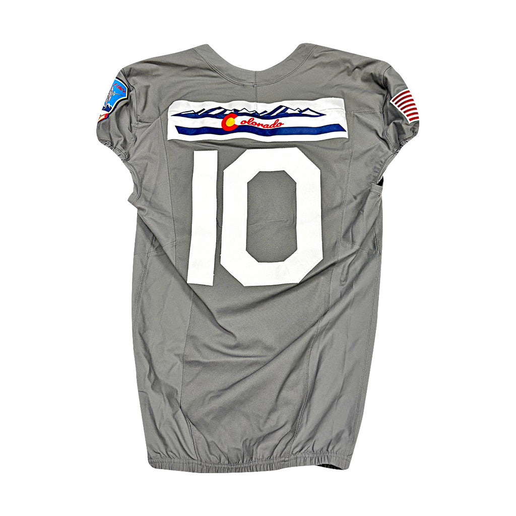 U.S. Air Force Academy 2025 Game Used Nike #10 F-16 Jersey Sz M product image 2, provided for visual reference and product