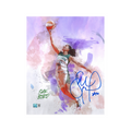 Sue Bird Seattle Storm Autographed Signed Watercolor 8x10 Photo (CX Auth) product image 1, provided for visual reference and