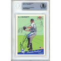 AJ Burnett Miami Marlins Signed 2002 Fleer Tradition #272 BAS Auth Auto Slab product image 1, provided for visual reference
