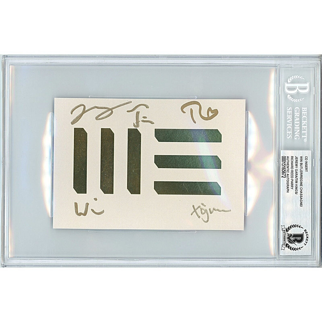 Arcade Fire Signed CD WE Booklet Insert Win Butler Beckett Authentic Auto Slab product image 1, provided for visual