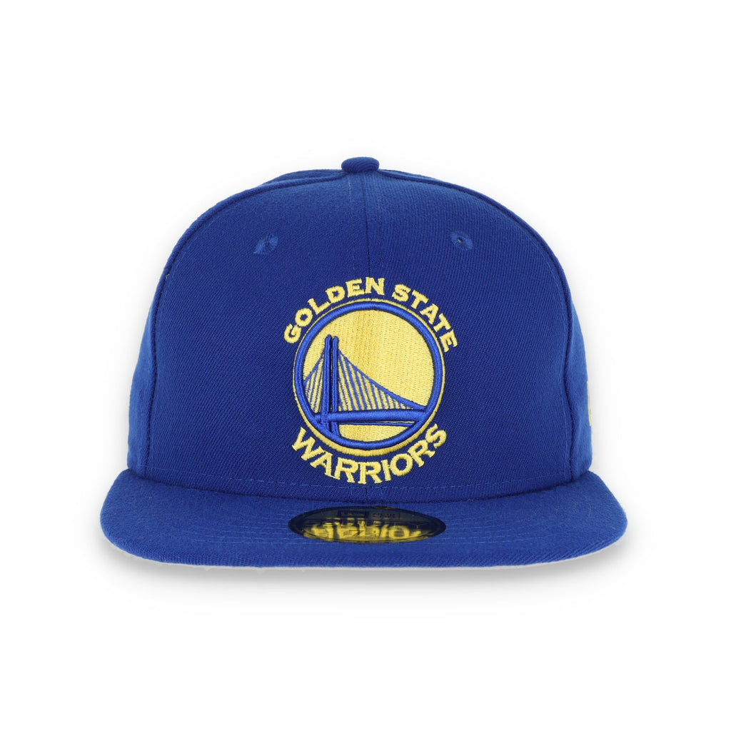 Golden State Warriors New Era 59Fifty Hat-Blue/Yellow product image 2, provided for visual reference and product detail