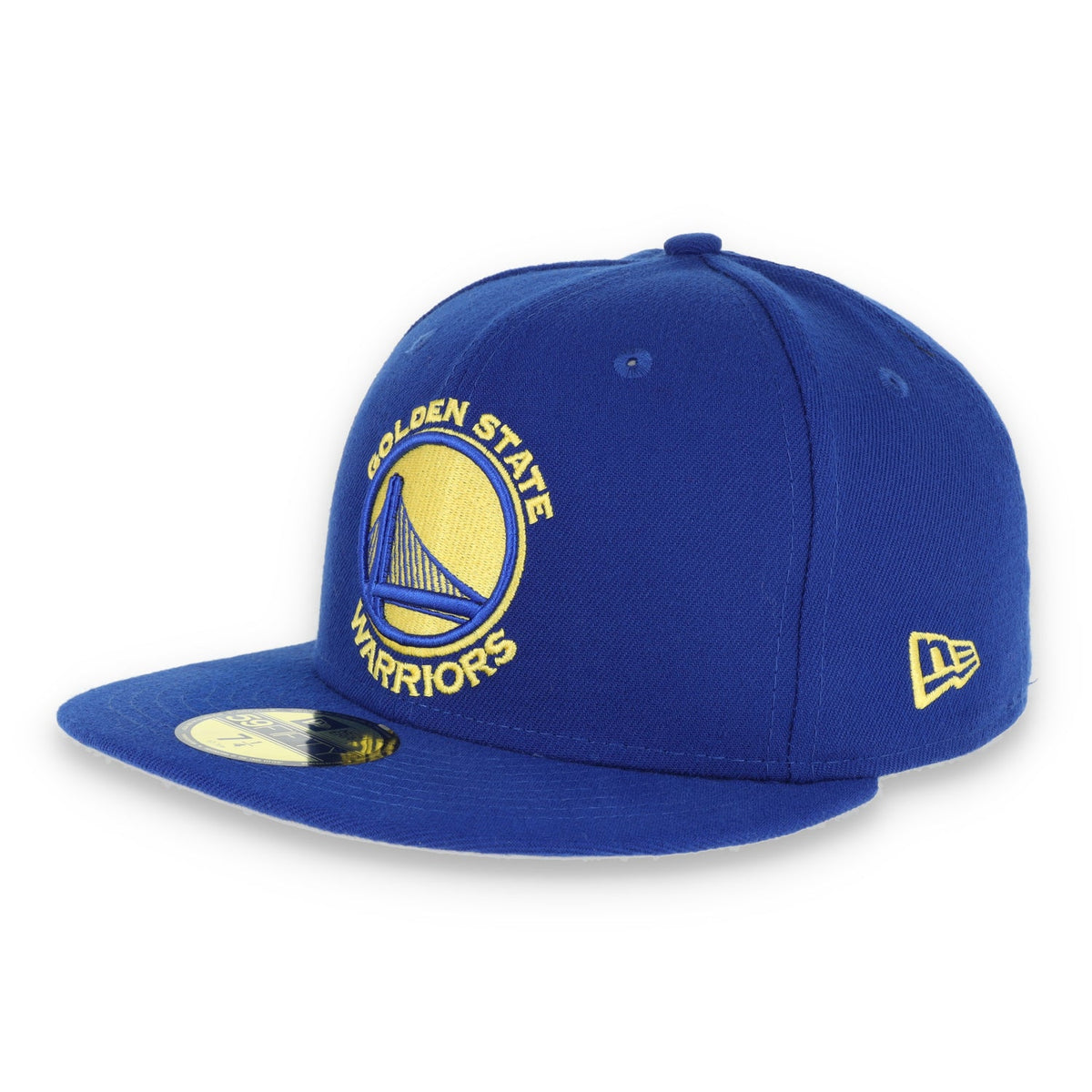 Golden State Warriors New Era 59Fifty Hat-Blue/Yellow product image 1, provided for visual reference and product detail