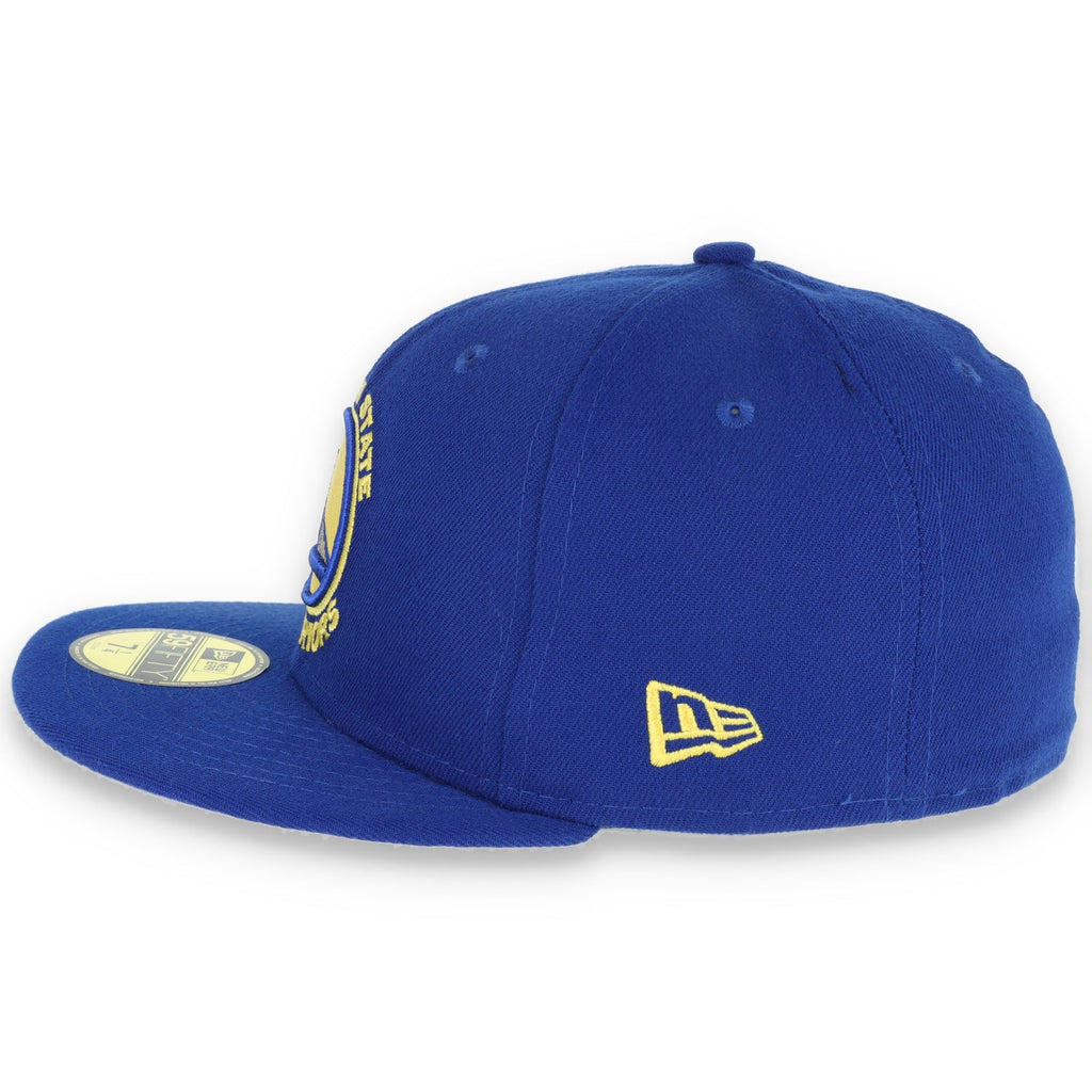 Golden State Warriors New Era 59Fifty Hat-Blue/Yellow product image 6, provided for visual reference and product detail