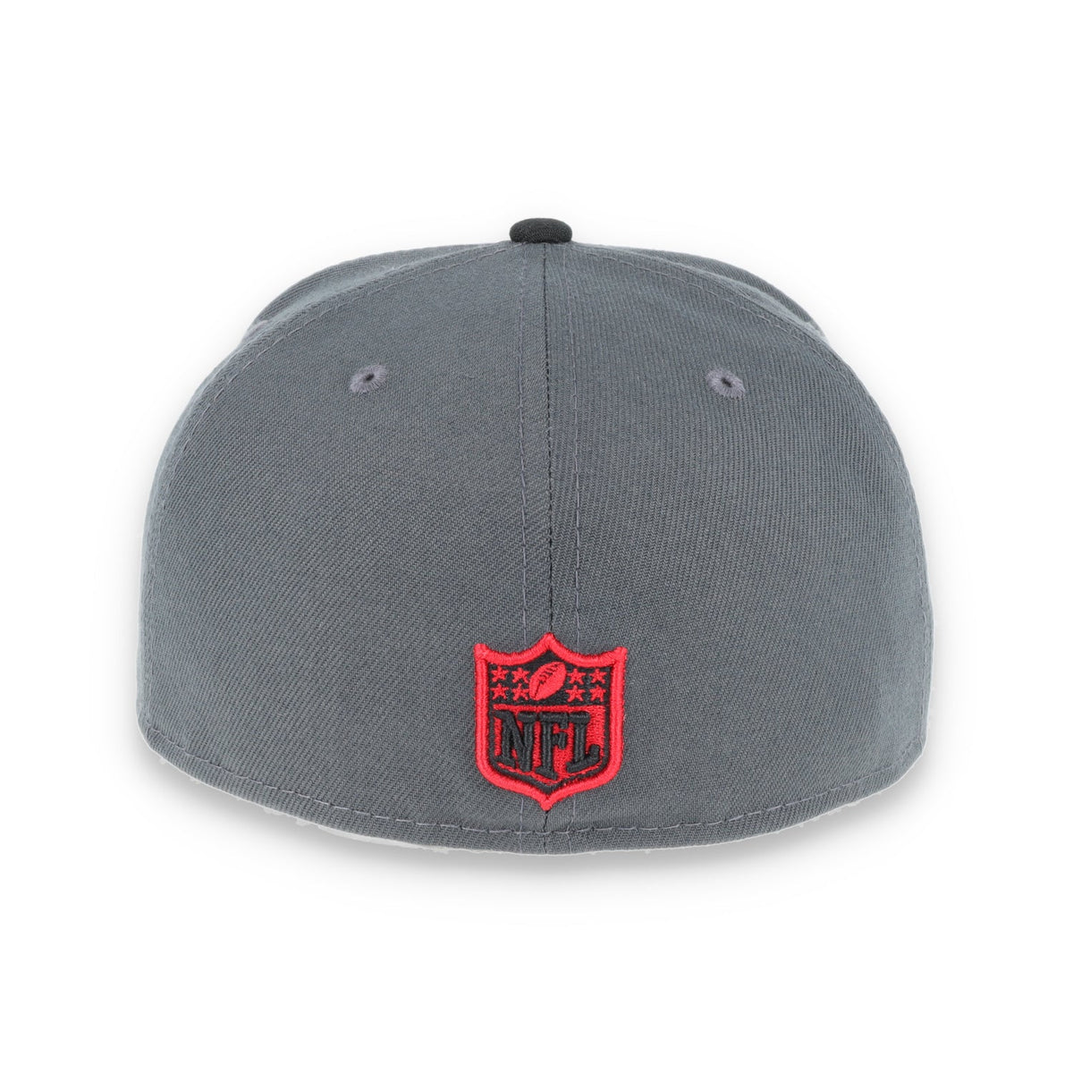 San Francisco 49Ers New Era 59Fifty Fitted Oval Logo Hat -Black/Grey product image 5, provided for visual reference and