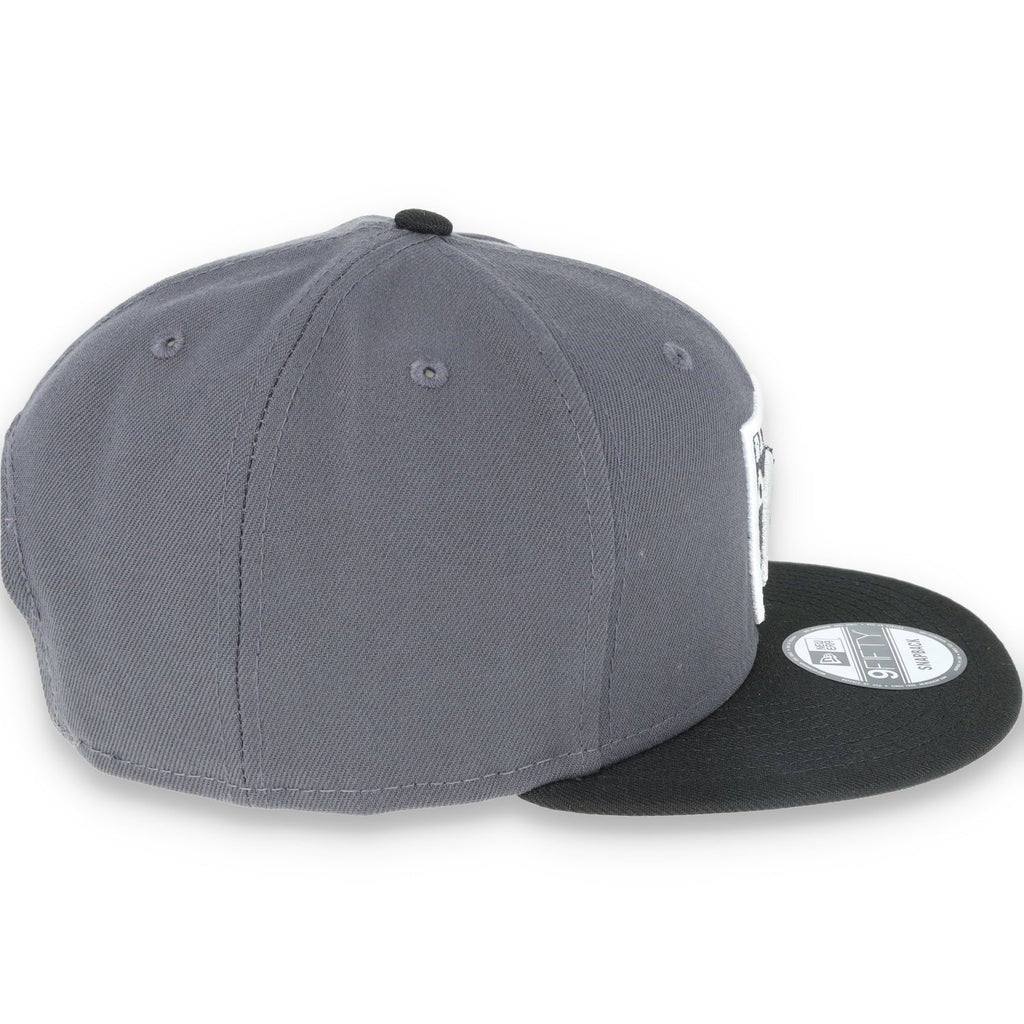 NEW ERA LAS VEGAS RAIDERS SHIELD 9FIFTY Snapback HAT-DARK HEATHER /BLACK product image 4, provided for visual reference and