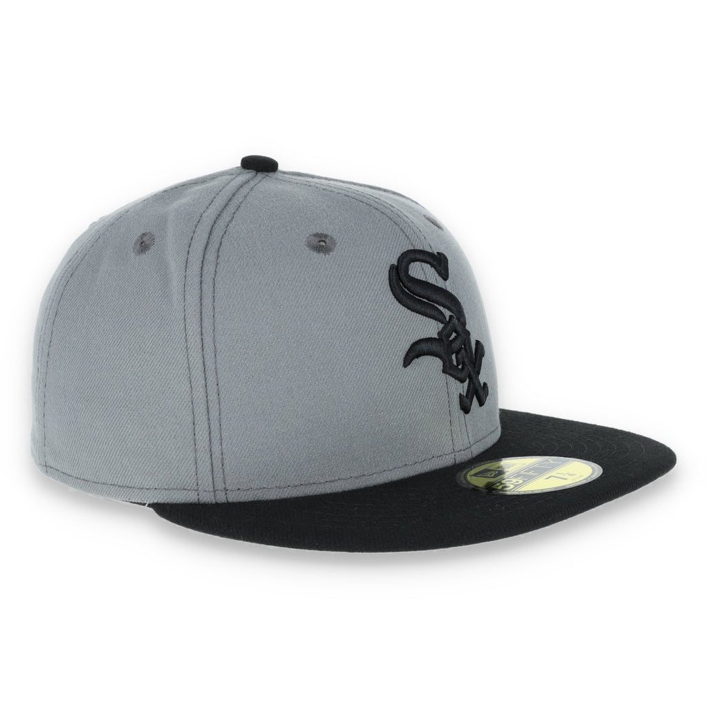 CHICAGO WHITE SOX NEW ERA 59FIFTY FITTED MLB League Basic-GREY/BLACK product image 3, provided for visual reference and