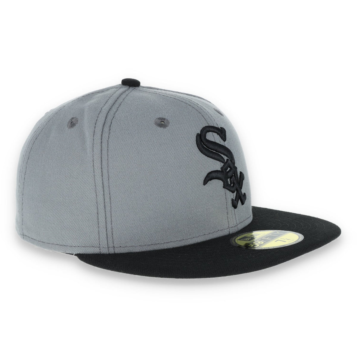 CHICAGO WHITE SOX NEW ERA 59FIFTY FITTED MLB League Basic-GREY/BLACK product image 3, provided for visual reference and