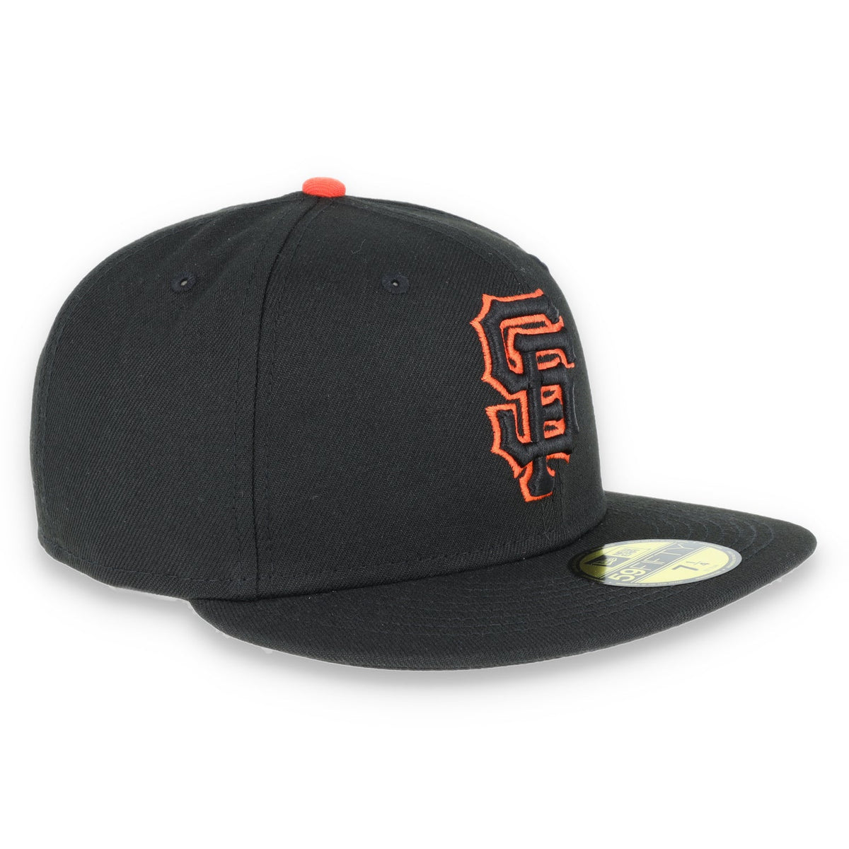 New Era San Francisco Giants Script BacK 59Fifty Fitted Hat - Black product image 3, provided for visual reference and