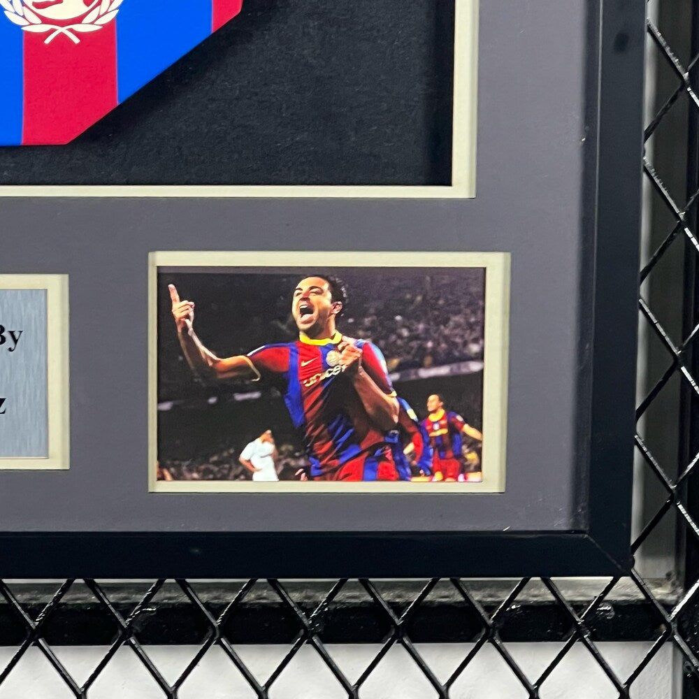 Xavi Hernandez Signed Barcelona 2021-2022 Framed Jersey product image 2, provided for visual reference and product detail